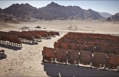 Заброшенный кинотеатр в египетской пустыне